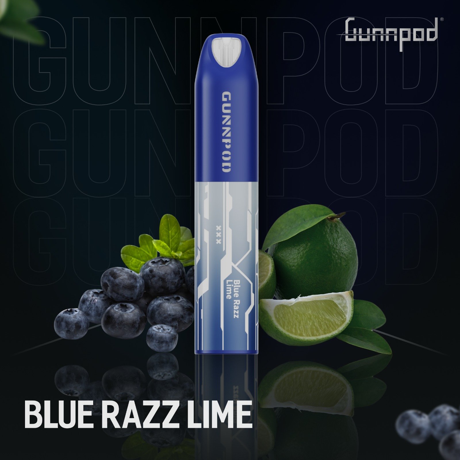 PHOTO-2023-10-23-15-00-13-9.jpg GUNNPOD LUME BLUEBERRY RAZZ LIME – 5000 PUFFS - Image 1