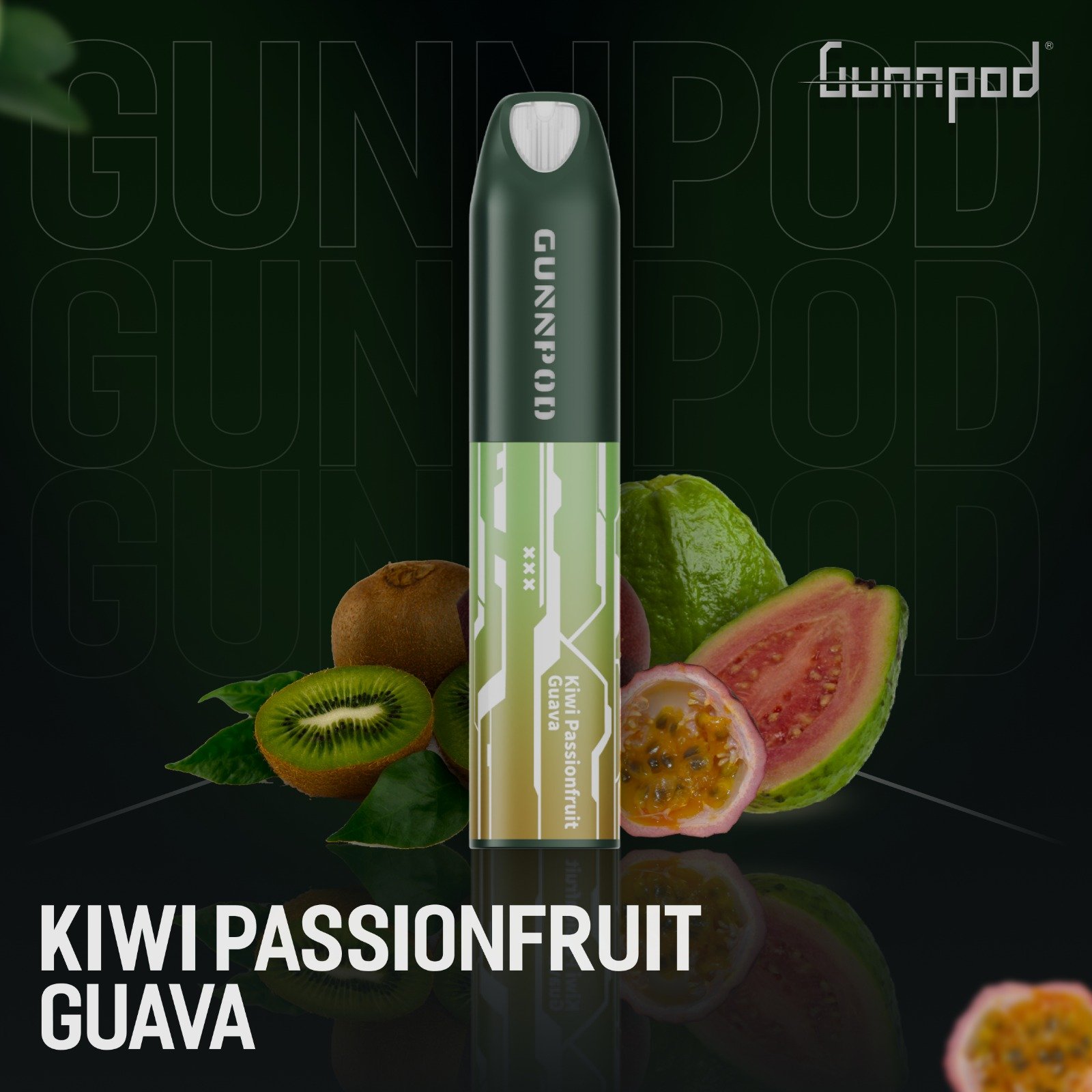 PHOTO-2023-10-23-15-00-15.jpg GUNNPOD LUME KIWI PASSIONFRUIT GUAVA ICE – 5000 PUFFS - Image 1