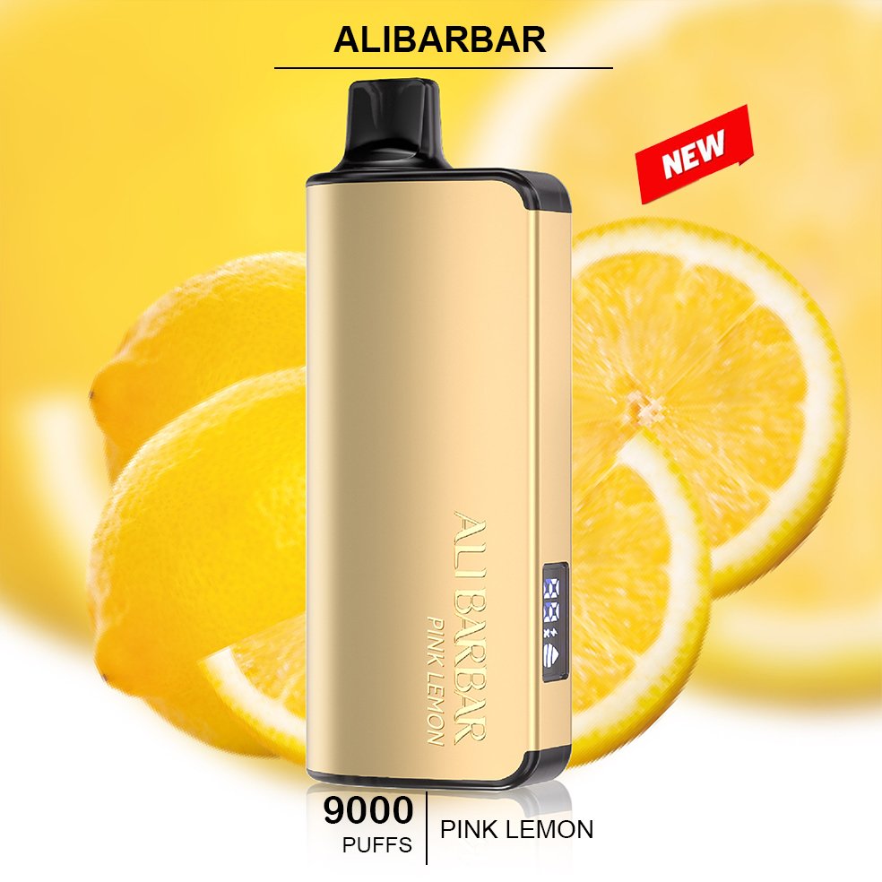 PINK-LEMON.jpg ALIBARBAR INGOT – PINK LEMON – 9000 PUFFS - Image 1