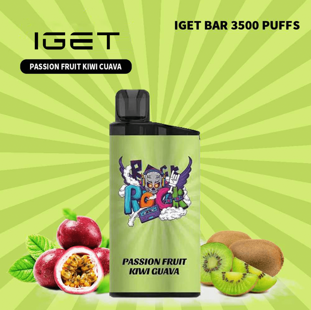 Screen-Shot-2024-04-12-at-12.15.40-pm-min.png IGET BAR PASSIONFRUIT KIWI GUAVA – 3500 PUFFS - Image 1