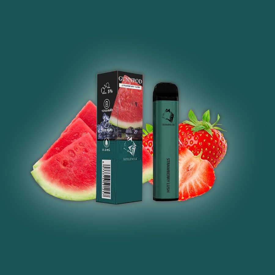 Strawberry-Lush-gunnpod-.jpeg GUNNPOD STRAWBERRY LUSH – 2000 PUFFS - Image 1