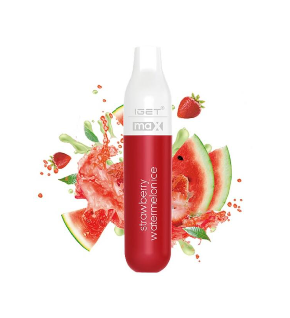 Strawwberry-Watermelon-.png IGET MAX STRAWBERRY WATERMELON – 2300 PUFFS - Image 1