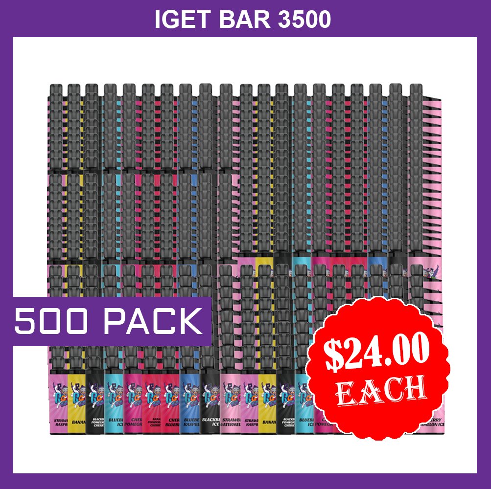 Untitled-1-4.jpg IGET BAR – 3500 PUFFS – 500 PACK - Image 1