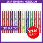 JNR SHISHA HOOKAH – 12000 PUFFS – 100 PACK