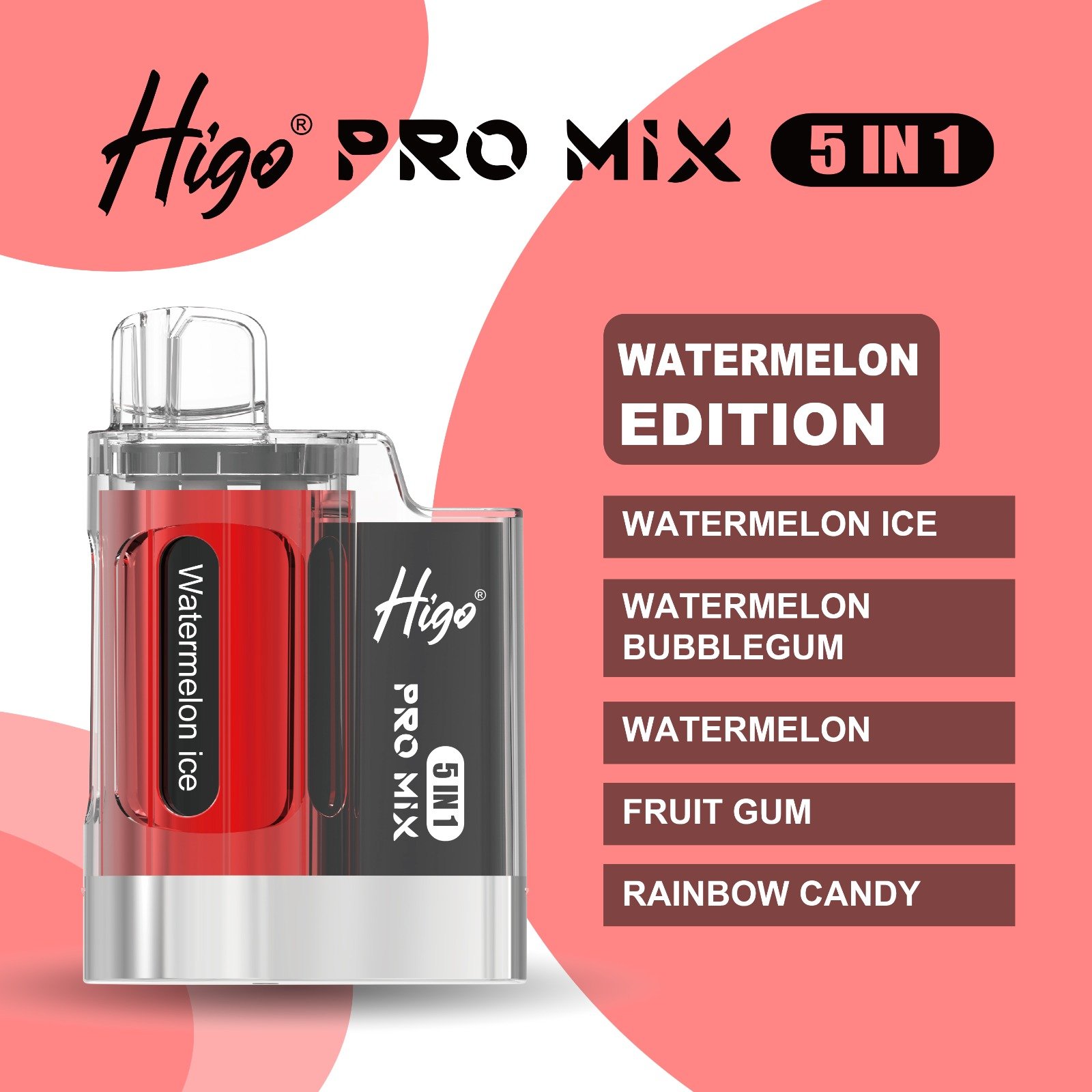 WhatsApp-Image-2024-12-11-at-15.39.37_297ded9b.jpg Higo PRO MIX 5 IN 1 – WATERMELON EDITION – 6000 PUFFS - Image 1