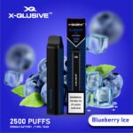 X-QLUSIVE BLUEBERRY ICE – 2500 PUFFS