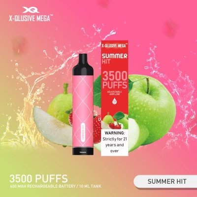 X-QLUSIVE-MEGA-SUMMER-HIT.jpeg X-QLUSIVE MEGA SUMMER HIT – 3500 PUFFS - Image 1