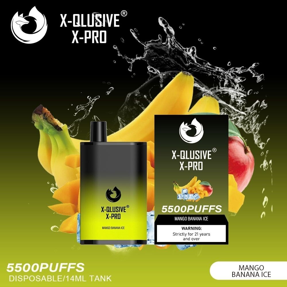 X-QLUSIVE-X-PRO-MANGO-BANANA-–-5500-PUFFS.jpeg X-QLUSIVE X-PRO MANGO BANANA – 5500 PUFFS - Image 1