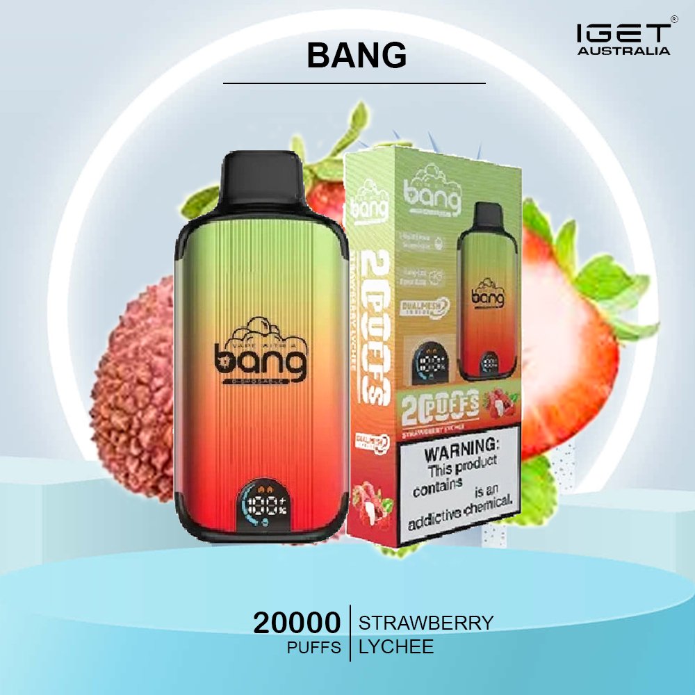bang-20000-STRAWBERRY-LYCHEE.jpg BANG – STRAWBERRY LYCHEE – 20000 PUFFS - Image 1
