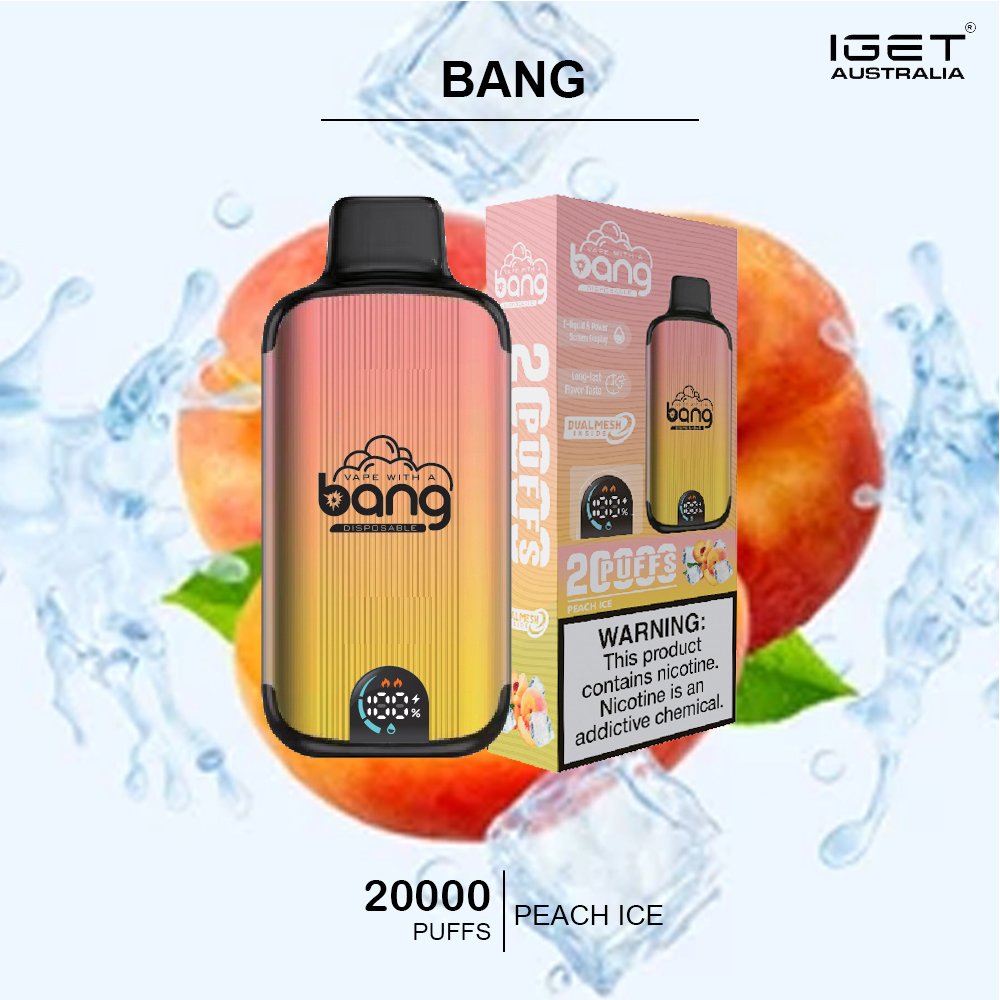 bang-20000-peach-ice-1.jpg BANG – PEACH ICE – 20000 PUFFS - Image 1