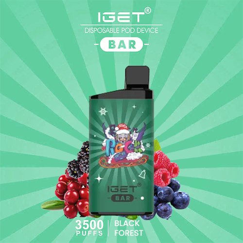 bar-black-forest.jpeg IGET BAR BLACK FOREST – 3500 PUFFS - Image 1
