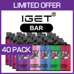 IGET BAR – 3500 PUFFS  – 40 PACK