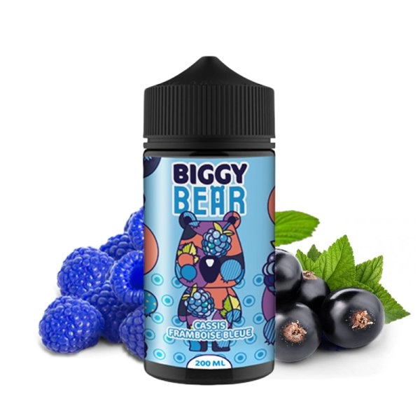 blackcurrant-blue-raspberry-0mg-200ml-biggy-bear-bear.webp Blackcurrant Blue Raspberry 200ml – Biggy Bear - Image 1