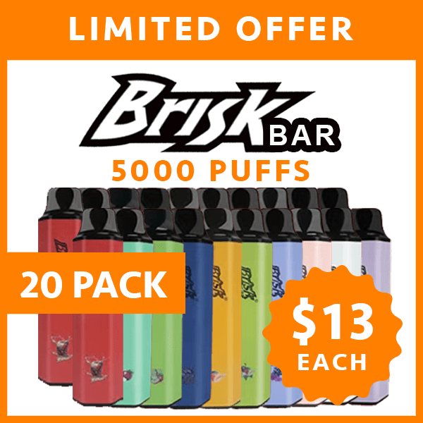 brisk20-min.png BRISK BAR – 5000 PUFFS – 20 PACK - Image 1
