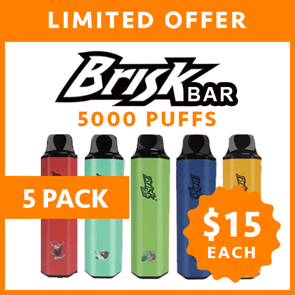 brisk5-min-1.png BRISK BAR – 5000 PUFFS – 5 PACK - Image 1