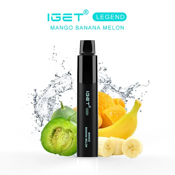 cbdb35_2bc8e203788a480992359ba4af8a49bbmv2.webp IGET LEGEND MANGO BANANA MELON – 4000 PUFFS - Image 1