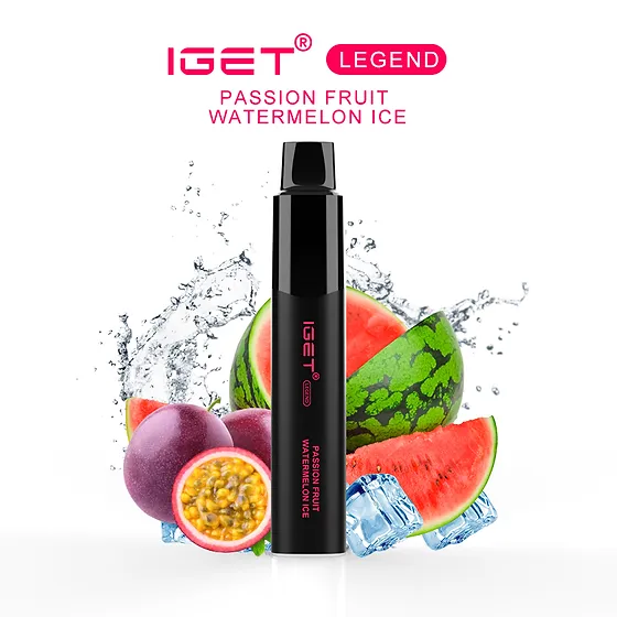 cbdb35_84aa611e17b24c75998a83f888ef45aamv2.webp IGET LEGEND PASSIONFRUIT WATERMELON ICE – 4000 PUFFS - Image 1