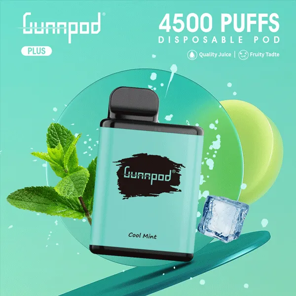 cool-mint.webp GUNNPOD PLUS COOL MINT – 4500 PUFFS - Image 1