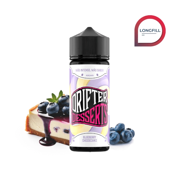 drifter-desserts-blueberry-cheesecake-longfill-24ml.webp Drifter Desserts Blueberry Cheesecake Longfill 24ml + Base 70ml 100% VG - Image 1