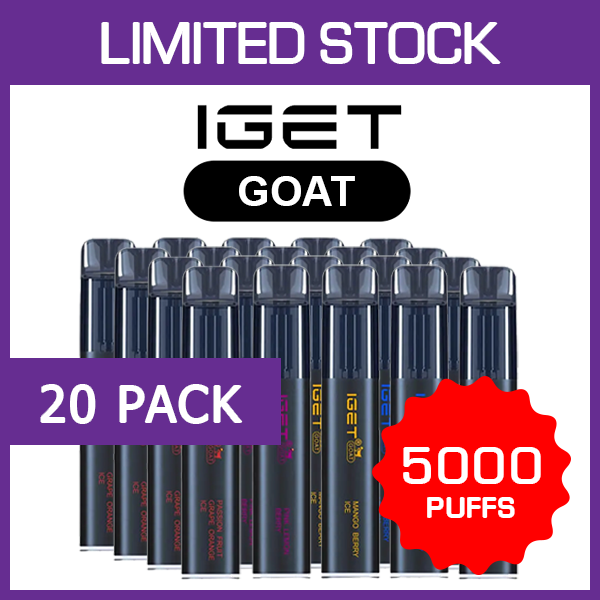 goat-pack-20.png IGET GOAT – 5000 PUFFS – 20 PACK - Image 1