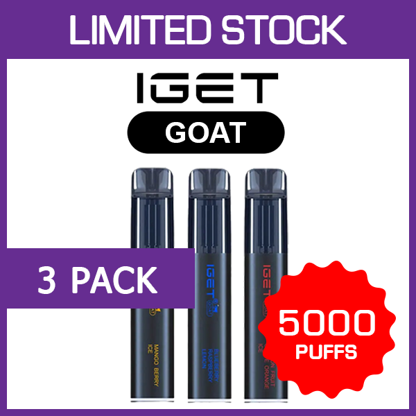 goat-pack-3.png IGET GOAT – 5000 PUFFS – 3 PACK - Image 1