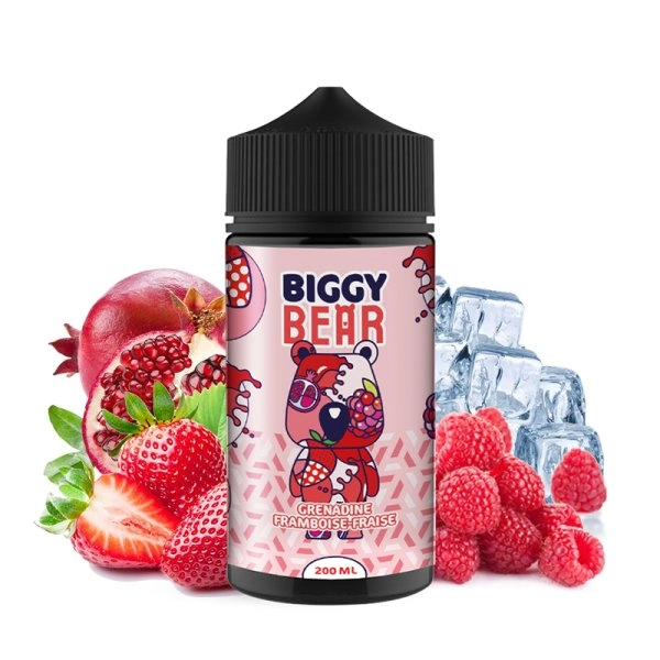 grenadine-framboise-fraise-0mg-200ml-biggy-bear-bear.webp Romã Framboesa Morango 200ml – Biggy Bear - Image 1