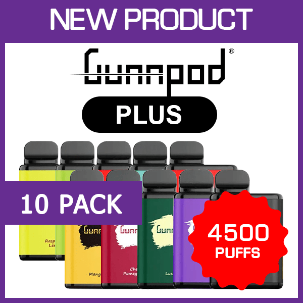 gummpod-plus-4500-10-pack.png GUNNPOD PLUS – 4500 PUFFS – 10 PACK - Image 1