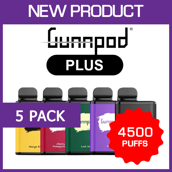 gummpod-plus-4500-5-pack.png GUNNPOD PLUS – 4500 PUFFS – 5 PACK - Image 1