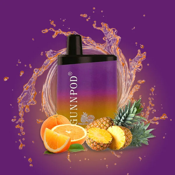 gunnpod-meta-4000-pineapple-orange.webp GUNNPOD META PINEAPPLE ORANGE – 4000 PUFFS - Image 1