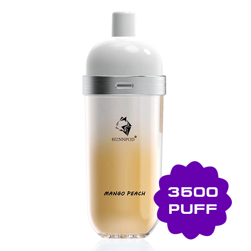 gunnpod-wave-mango-peach.png GUNNPOD WAVE MANGO PEACH – 3500 PUFFS - Image 1