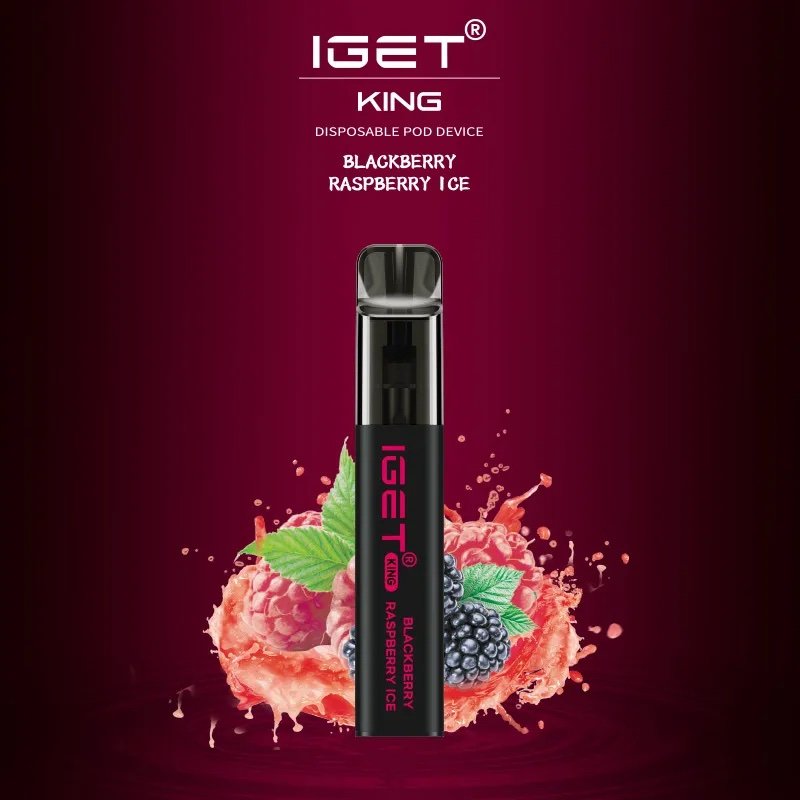 iget-king-blackberry-raspberry-ice-2600-puffs-530x530-1.jpg IGET KING BLACKBERRY RASPBERRY ICE – 2600 PUFFS - Image 1
