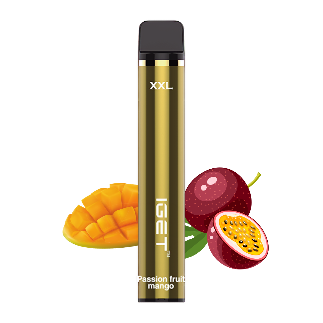 igetpassionmango.png IGET XXL PASSIONFRUIT MANGO – 1800 PUFFS - Image 1