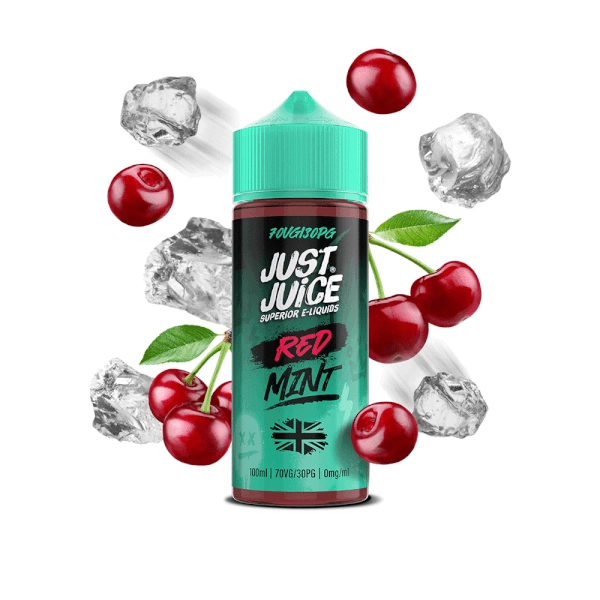just-juice-mint-range-red-mint-100ml.webp Just Juice Mint Range Red Mint 100ml - Image 1