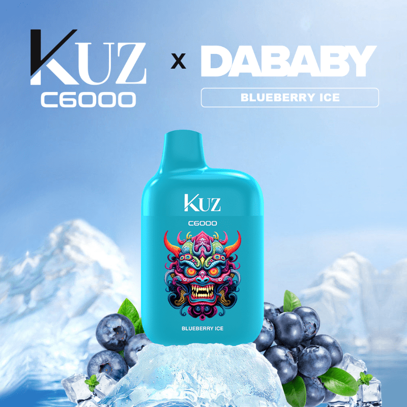 kuz-6000-puffs-blueberry-ice-min.png KUZ BLUEBERRY ICE – 6000 PUFFS - Image 1