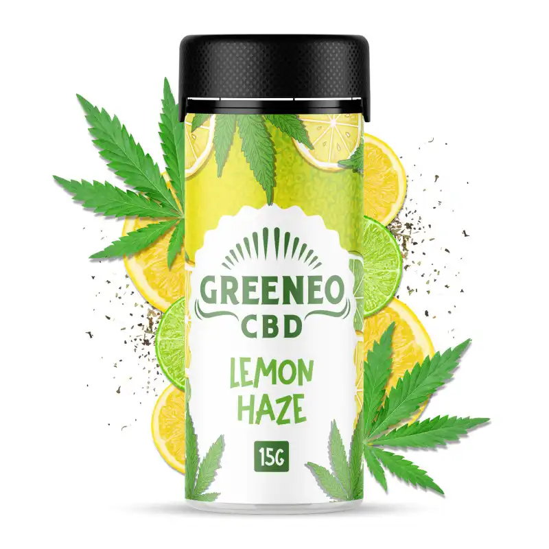 lemon-haze-fleur-cbd.webp Flores CBD Lemon Haze 15gr – Greeneo - Image 1