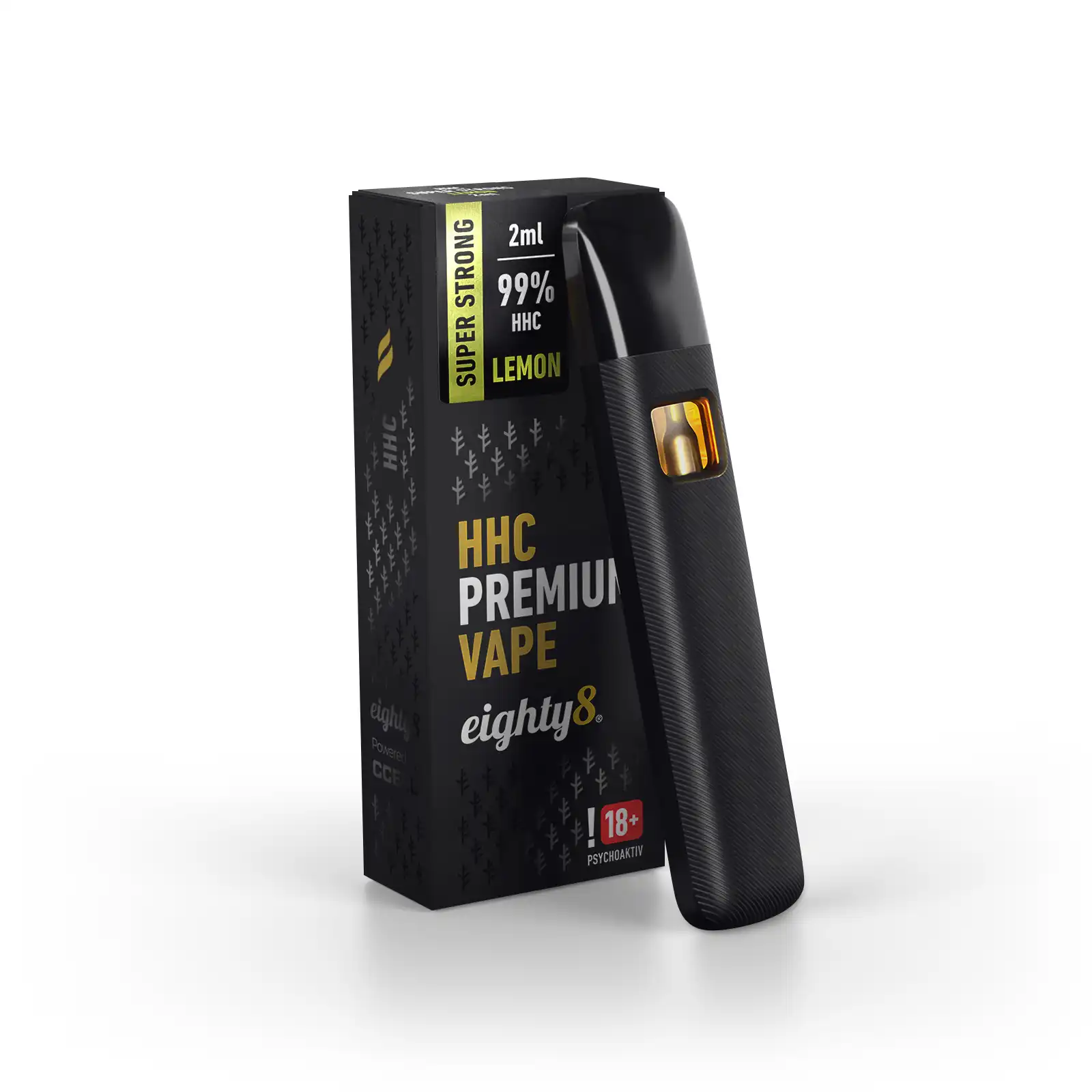 vape-hhc-eighty8-2ml-lemon.webp Vape HHC 99% Lemon 2ML Super Strong- Eighty8 - Image 1