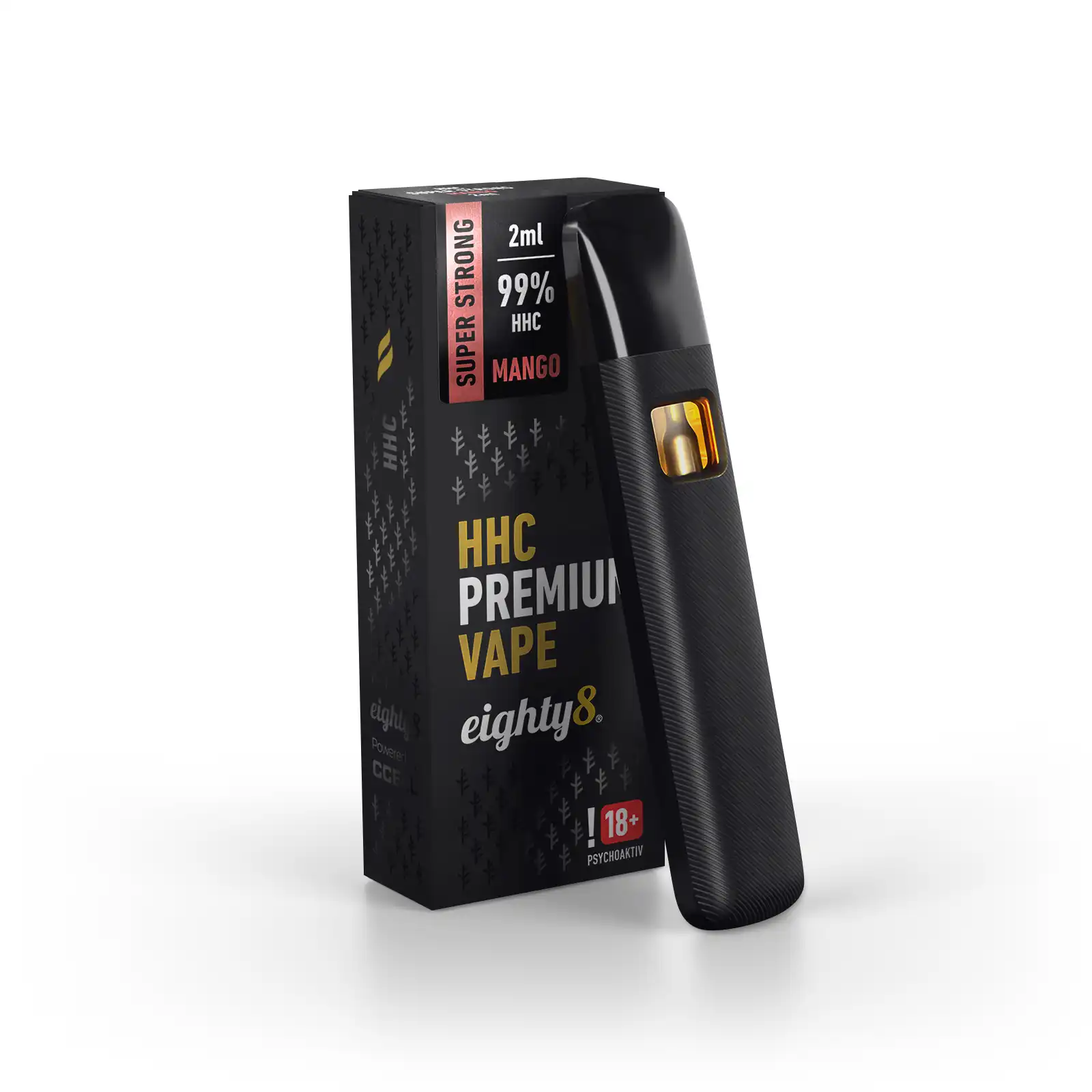 vape-hhc-eighty8-2ml-mango.webp Vape HHC 99% Mango 2ML Super Strong- Eighty8 - Image 1