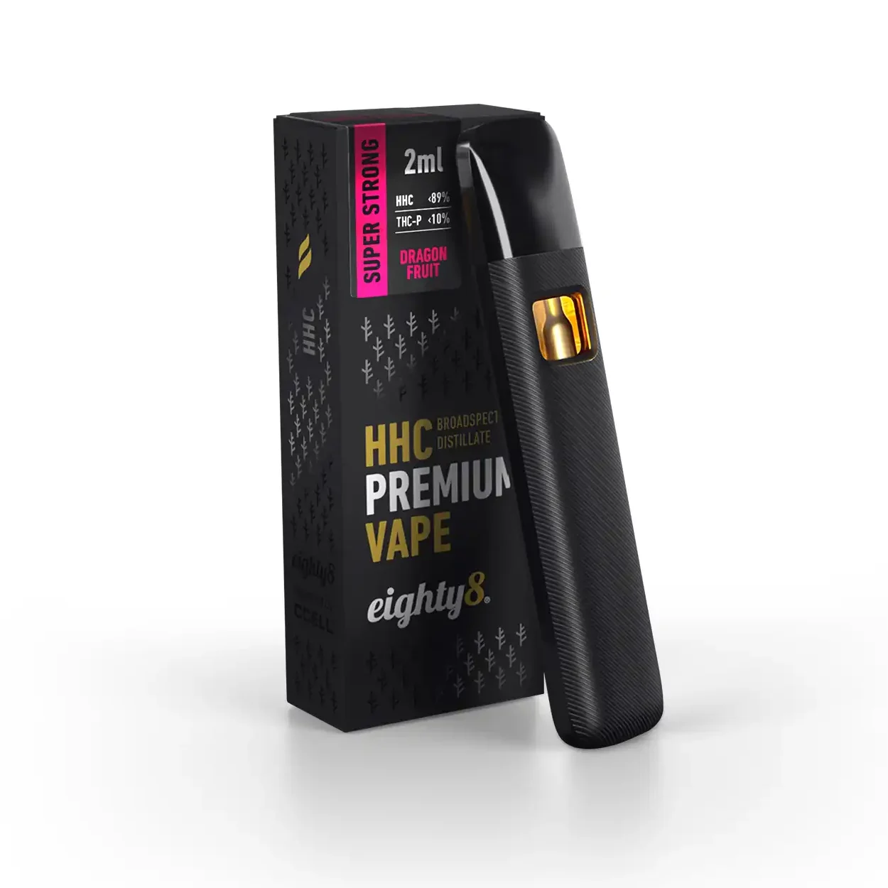 vape-thc-p-eighty8-2ml-dragon-fruit-e1749667089933.webp Vape THC P + HHC Super Strong Dragon Fruit – Eighty8 2ML - Image 1