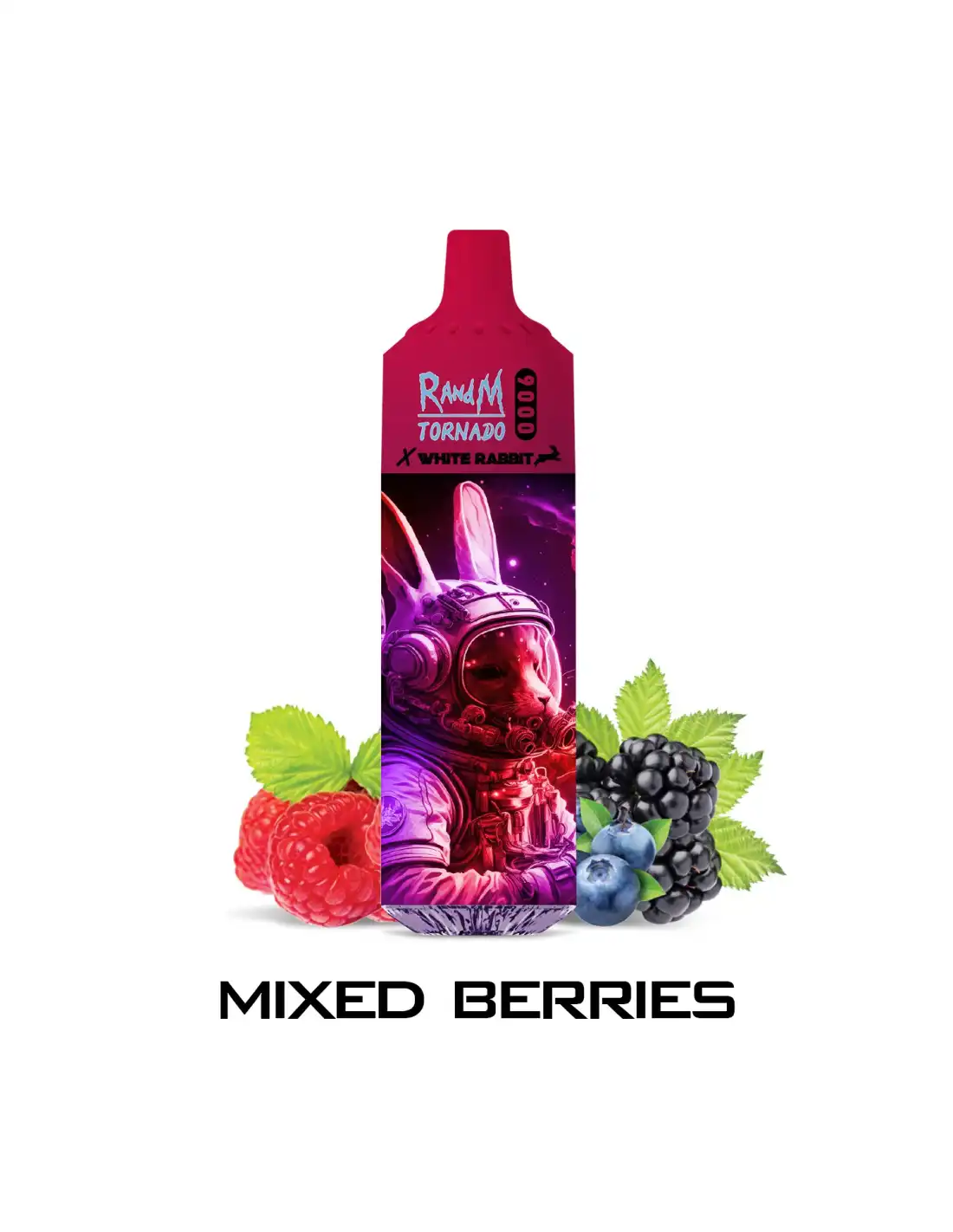 white-rabbit-x-r-and-m-tornado-puff-9000-puffs-mixed-berries.webp Mixed Berries – RandM TORNADO & White Rabbit – 9000 puffs - Image 1